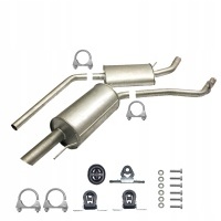 Глушители volkswagen транспортер iv t4 swb lwb 2.0 - 2.8 1996 - 2003