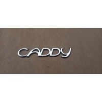 Volkswagen caddy значек эмблема надпись задняя оч. состояние хромированная оригинал eu