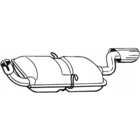 bosal 235 - 193 глушитель конечный
