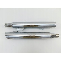 Harley davidson дина fat bob 08 - 13 комплект глушителей 64700 - 08 64705 - 08