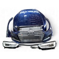 Audi s5 a5 f5 s - line передняя в сборе navarrablau x5h капот бампер