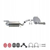 Глушители volkswagen гольф 5 v 2.0 gti 200ps от 2004