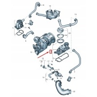 Audi a8 4n engine oil сепаратор 0p2103495a