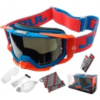 Gogle motocyklowe just1 iris track orange blue