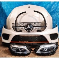 Мерседес w292 amg gle купе передняя капот бампер лампы полоса радиаторы 799