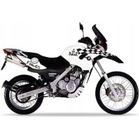 Naklejki fooqs на motocykl bmw f 650 gs 2001 dakar белый