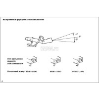 Форсунка омывателя лобового стекла Toyota Prius (2009 - 2015) 8538112330
