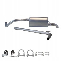 Комплект глушителей для seat ibiza iii / iv skoda fabia ii volkswagen поло 1.2