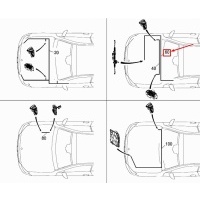Mercedes - benz е c238 steering electrical wiring harness a2135406913