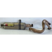 Глушитель выхлоп akrapovic коллектор выхлопной kawasaki er6 n f 2005 - 2008r