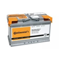 Аккумулятор agm 80ah 800a l4 continental 315x175x190 start - stop