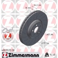 zimmermann 400.5573.30 диск тормозной