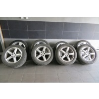 Алюминиевые колёсные диски с oponami 225 / 55 r17 audi a6 c7 зима