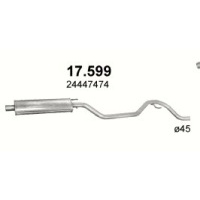 Глушитель центральная opel vectra c 17.599