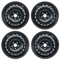 4× колесо штампованное volkswagen oe volkswagen passat b5 b6 b7 eos scirocco 6.5 