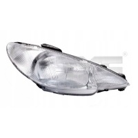 фара фара pr tyc h4 peugeot 206 98 - 06 передняя