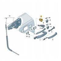 Новые оригинальные audi oe корпус 8r0837167
