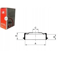 Ап комплект барабанов колодок 93189219 2653s drm95