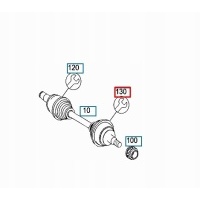 Mercedes - benz gl x166 фронт outer резюме joint boot комплект a1663300285