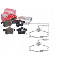 Комплект тормозной колодок brembo e172041 425131