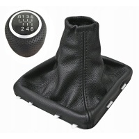 Opel vectra c signum fl 2005 - 2008 рукоятка переключения кпп чехол кожа 6b