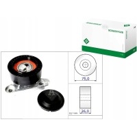 Лапа ролик панели клиновой ina 04c145299b 04e