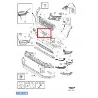 Volvo xc90 ii рамка под консоль номерной знак 31383631