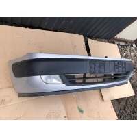 Бампер передний citroen xsara 1997 - 2001 серебристый туманки