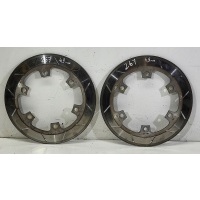 Тормозные диски тормозной передняя левая правый комплект honda vfr 750 rc24 1986 - 1989r