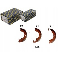 japanparts gf - k25af комплект челюстей колодок