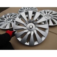4× колпак skoda oe оригинальные 16 