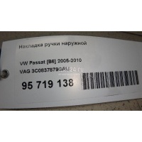 Накладка ручки наружной VAG Passat CC (2008 - 2017) 3C0837879GRU