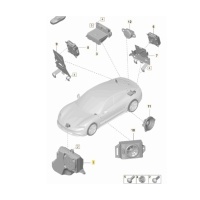 Порше taycan генератор звука 9j1035916
