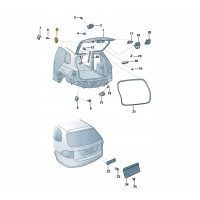 Отбойник skoda йети 3c9827499a9b9