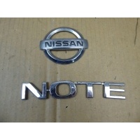 Логотип значек эмблема крышки багажника задняя nissan note