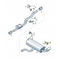 Volkswagen oe 8r0253144b вешалка системы трубы