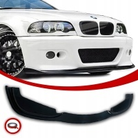 Bmw e46 передний splitter юбка m3 98 - 05 чёрный блеск