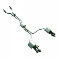 Выхлоп milltek спорт audi s8 d4 4.0 tfsi cat - back non - resonated valvesonic