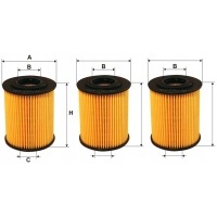 3× filtron oe 649 / 5 фильтр масляный