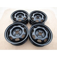4× колесо штампованное volkswagen oe volkswagen поло iii lupo гольф i ii / seat ароза 4.5 