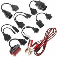 Комплект adapterów 8 obd obdii autocom delphi ds150e wow провода диагностические