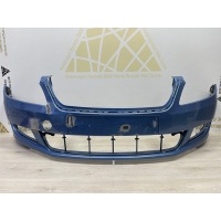Бампер Skoda Fabia 2 5J2 Рестайлинг 2010-2014 5J0807221D