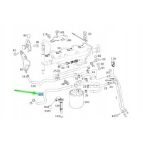 Mercedes - benz c w204 fuel intake line a6460706281