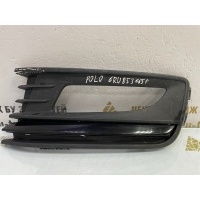 Решетка бампера Volkswagen Polo 5 612 Рестайлинг 2015-2020 6RU853665F