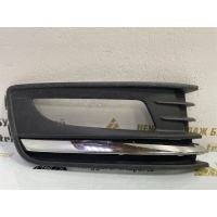 Решетка противотуманной фары Volkswagen Polo 5 612 Рестайлинг 2015-2020 6RU853666F