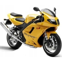 Naklejki fooqs motocykl triumph daytona 955i 2004 - 2006 желтый