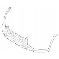 Бампер заднего санта fe iv 2020 - после fl гибрид 86650s1500 86650 - s1500