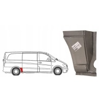 Viano вито w639 03 - накладка крыла задняя передняя колесом правый