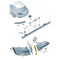 Оригинальные audi oe крышка заднего света 8w9945256a