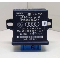 блок регулировки угла наклона фар Audi Q7 4L 2007 4F0907357F,4F0910357F